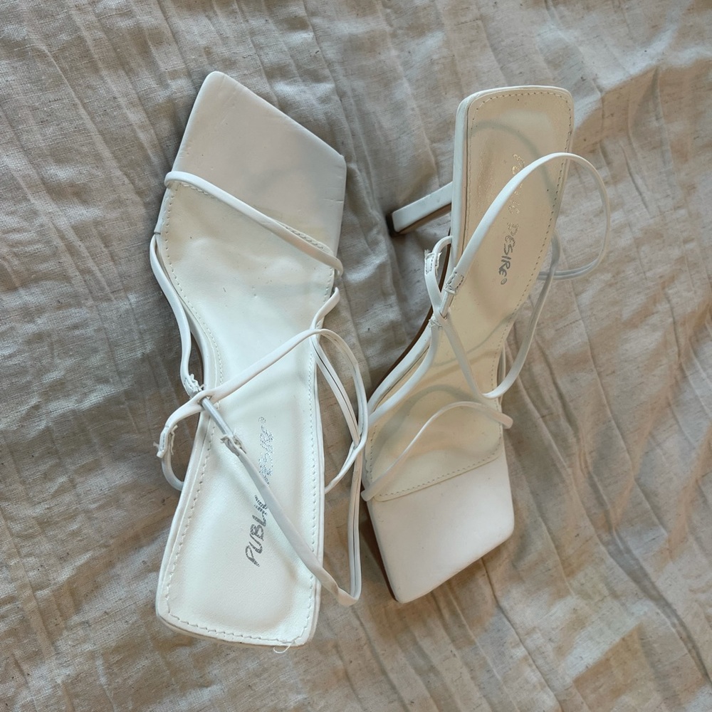 White Strappy Sandals